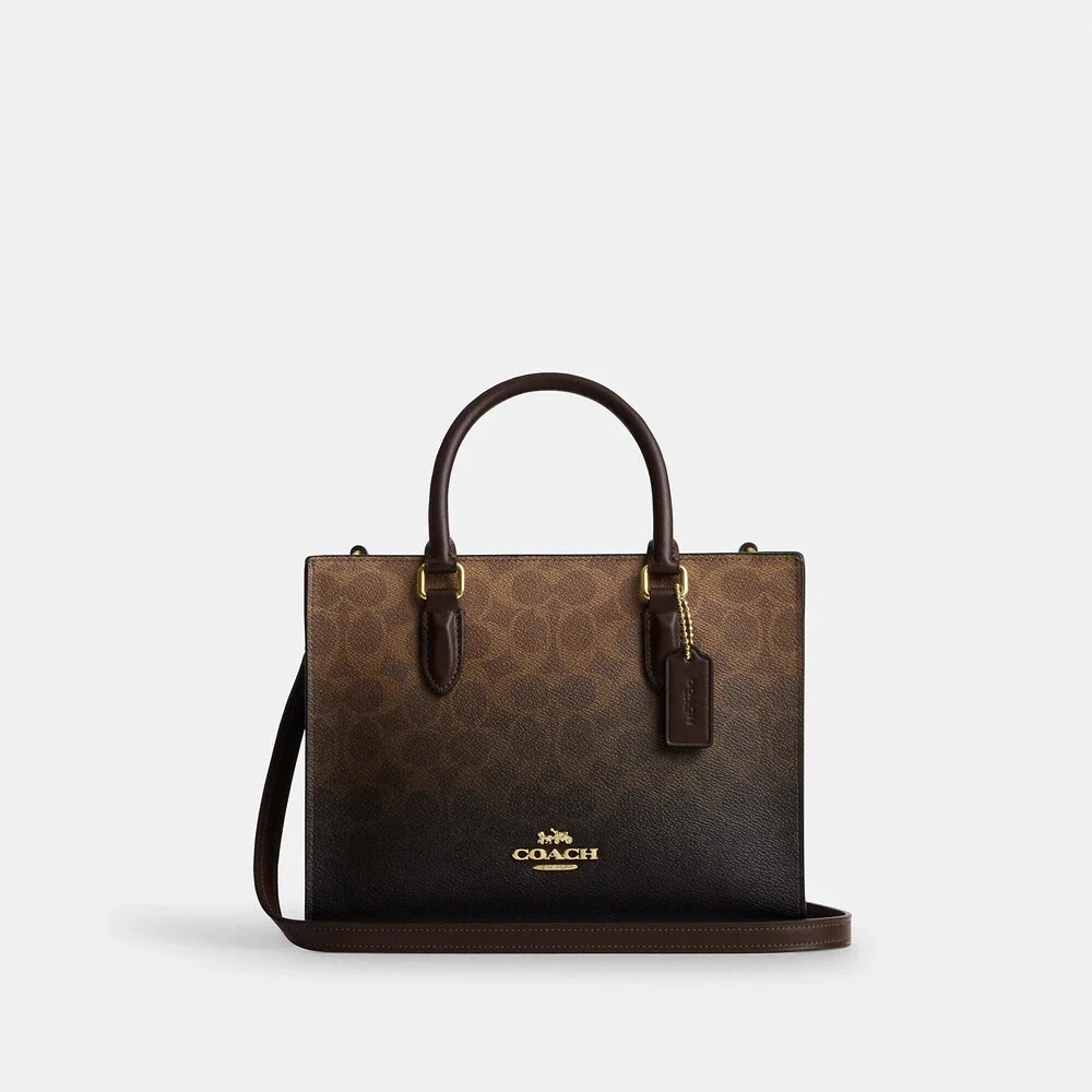 Coach Outlet Maggie Small Tote Bag In Ombre Signature Canvas - Picture 1 of 3